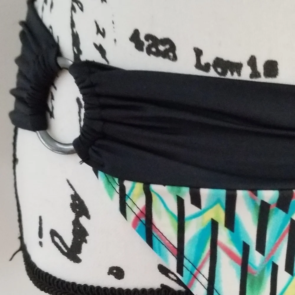 Swim Systems multicolored black full bikini Bottom
